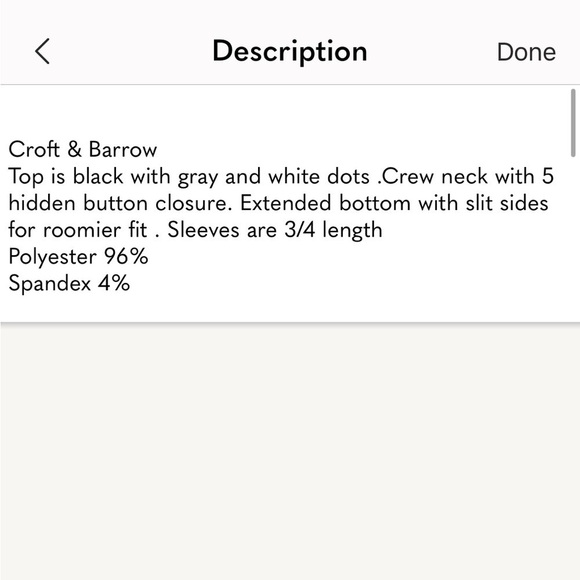 Croft & Barrow Polka Dot Blouse - Picture 9 of 14